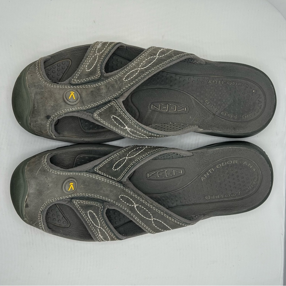 Keen Bali Slip On Slide Sandals Outdoor Sport Hiking Shoes Gray Womens Sz 12